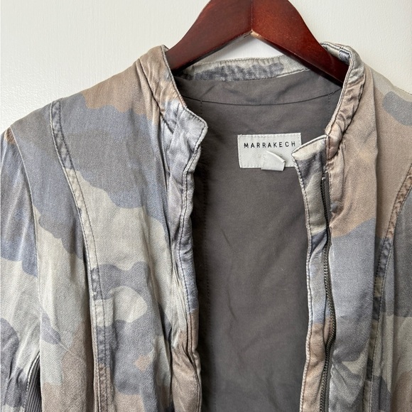 Anthropologie Camouflage Bomber Jacket - Picture 2 of 4